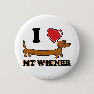 BADGE ROND 5 CM I-COEUR-MON-WEINER