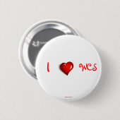 Badge Rond 5 Cm I coeur WCS (Devant & derrière)