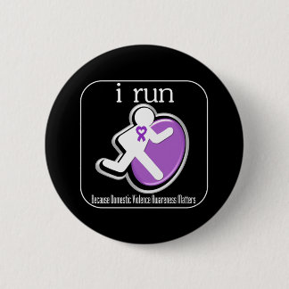 Badge Rond 5 Cm i Cours Parce Que La Sensibilisation À La Violence