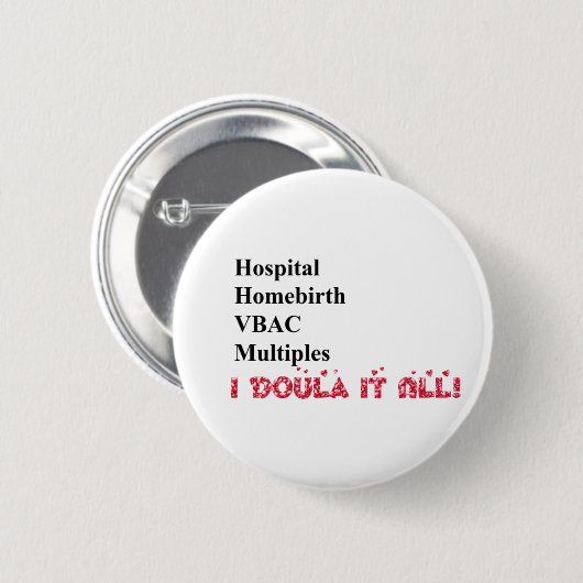 Badge Rond 5 Cm I Doula il ! (Devant & derrière)