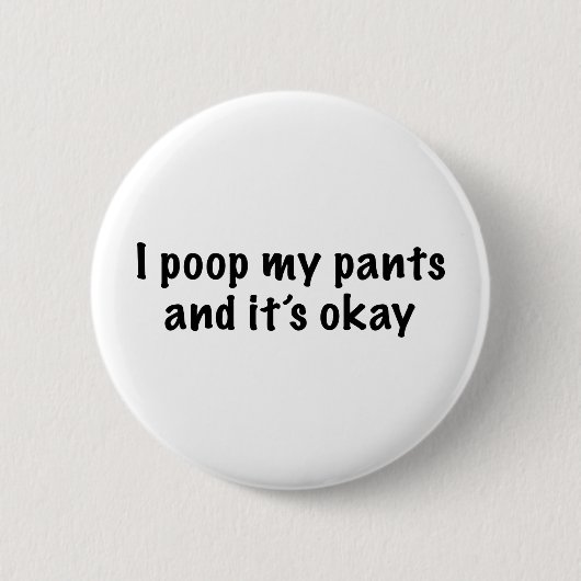 Badge Rond 5 Cm I dunette mon pantalon (Devant)