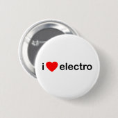 Badge Rond 5 Cm I électro de coeur (Devant & derrière)