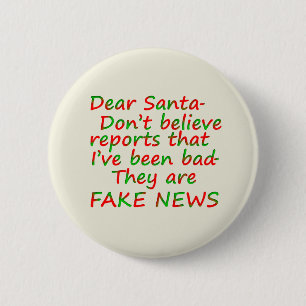 Badge Rond 5 Cm I été de bonnes fausses nouvelles boutonne des