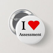 BADGE ROND 5 CM I ÉVALUATION DE COEUR (Devant & derrière)