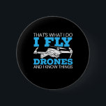 Badge Rond 5 Cm I Fly drones<br><div class="desc">I Fly drones</div>