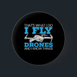 Badge Rond 5 Cm I Fly drones<br><div class="desc">I Fly drones</div>