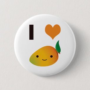 Badge Rond 5 Cm I Heart Mango