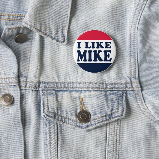 BADGE ROND 5 CM I-LIKE-MIKE-BUTTON (En situation)