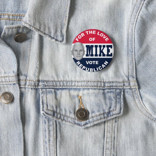 BADGE ROND 5 CM I-LIKE-MIKE-BUTTON-REPUBLICAN (En situation)