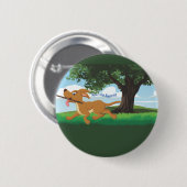 Badge Rond 5 Cm I Live to retrieve (Devant & derrière)