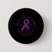 Badge Rond 5 Cm I Love A Démence Alzheimer Sensibilisation (Devant)