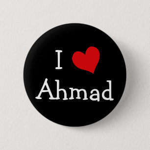 Badge Rond 5 Cm I Love Ahmad