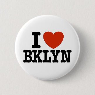 Badge Rond 5 Cm I Love Brooklyn