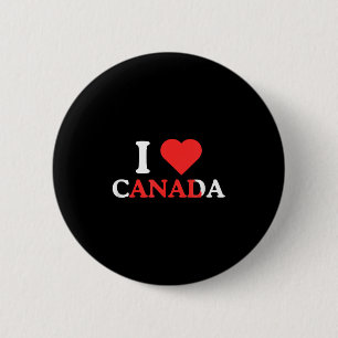 Badge Rond 5 Cm I Love Canada Funny Adulte Humor Unhinged Raunchy