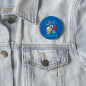 Badge Rond 5 Cm I Love Christmas - TWEETY™ (En situation)