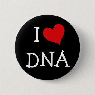Badge Rond 5 Cm I Love DNA