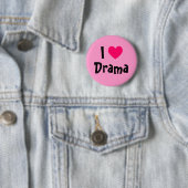 Badge Rond 5 Cm I Love Drama (En situation)