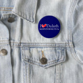 Badge Rond 5 Cm I Love Duluth Minnesota (En situation)