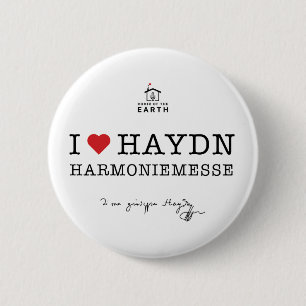 Badge Rond 5 Cm I Love Haydn Harmoniemesse