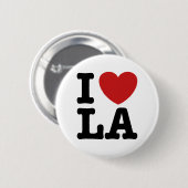Badge Rond 5 Cm I Love LA (Devant & derrière)