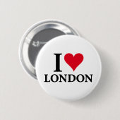 Badge Rond 5 Cm I LOVE LONDRES on white.png (Devant & derrière)