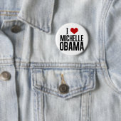 Badge Rond 5 Cm I Love Michelle Obama (En situation)