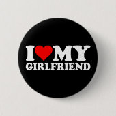 Badge Rond 5 Cm I Love My Girlfriend 1BK1 (Devant)