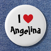 Badge Rond 5 Cm I Love Name