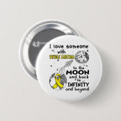 Badge Rond 5 Cm I love Someone with Ewings Sarcoma Awareness (Devant & derrière)