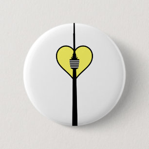Badge Rond 5 Cm I Love Stuttgart