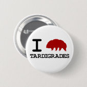 Badge Rond 5 Cm I Love Tardigrades (Devant & derrière)