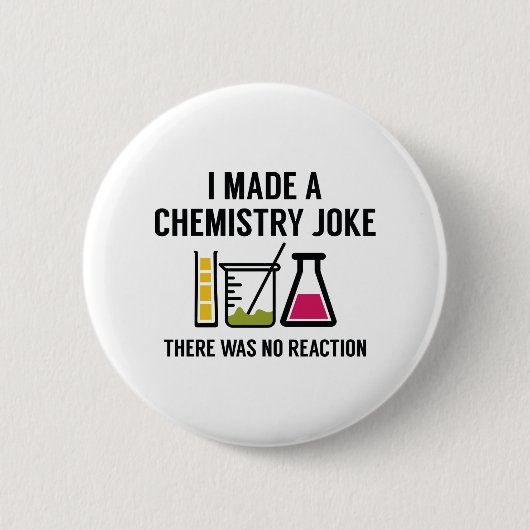 Badge Rond 5 Cm I Made A Chemistry Joke (Devant)