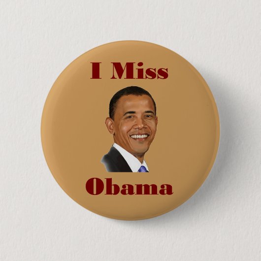 Badge Rond 5 Cm I Mlle Obama (Devant)