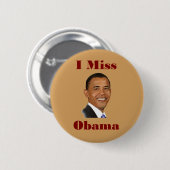 Badge Rond 5 Cm I Mlle Obama (Devant & derrière)