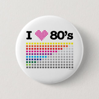 Badge Rond 5 Cm i_ove 80s