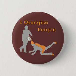 Badge Rond 5 Cm I personnes d'Orangize