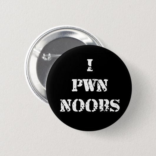 Badge Rond 5 Cm I Pwn Noobs (Devant & derrière)