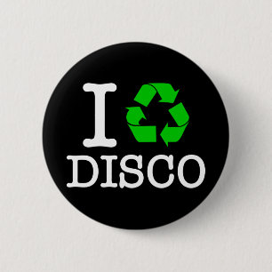 Badge Rond 5 Cm I Recycle Disco