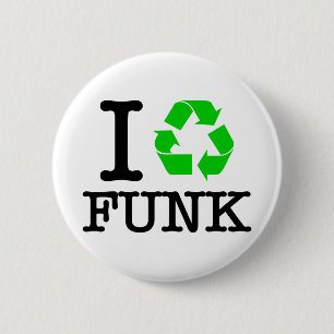 Badge Rond 5 Cm I Recycle Funk