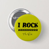 Badge Rond 5 Cm I Rock, Le Bouton Fin (Devant & derrière)