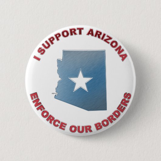 Badge Rond 5 Cm I Support Arizona (Devant)