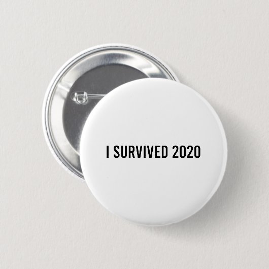 Badge Rond 5 Cm I Survived 2020 (Devant & derrière)