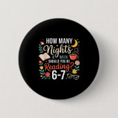 Badge Rond 5 Cm I Survived 67 Days Of School Tee  (Devant)