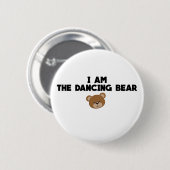 Badge Rond 5 Cm I The Dancing Bear (Devant & derrière)