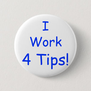 Badge Rond 5 Cm I, travail, 4 bouts !
