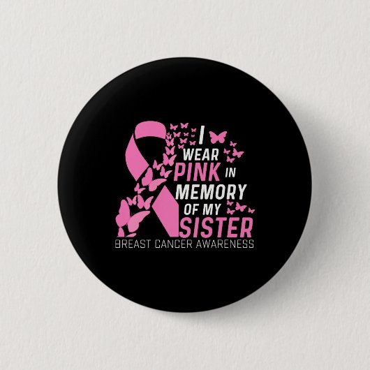 Badge Rond 5 Cm I Wear Pink (Devant)