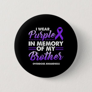 Badge Rond 5 Cm I Wear Purple