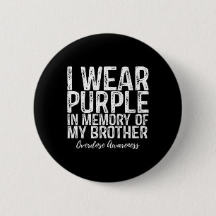 Badge Rond 5 Cm I Wear Purple