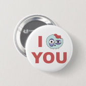 Badge Rond 5 Cm I zombi vous (Devant & derrière)