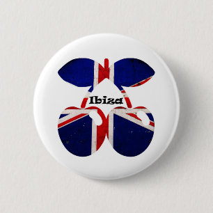 Badge Rond 5 Cm Ibiza Cerises Badge Rond De 6 Cm